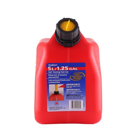 SCEPTER GAS CAN 0-7081 5L RED