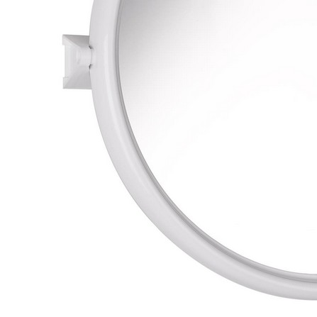 BATH TIME PLASTIC ROUND MIRROR BM01 WHITE