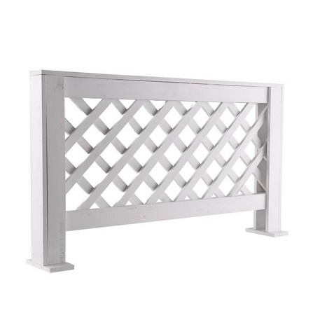 RUBBER WOODEN FENCE SPRING O-01 NET WHITE