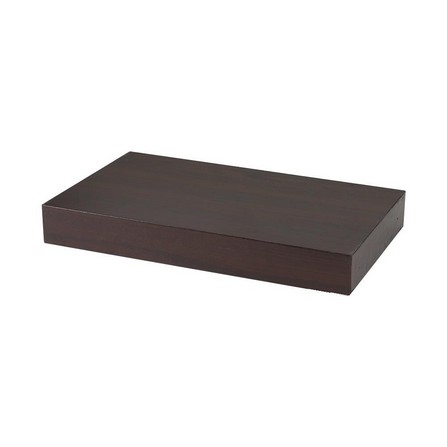FLOATING SHELF FASTTECT 40X24X5CM WENGE
