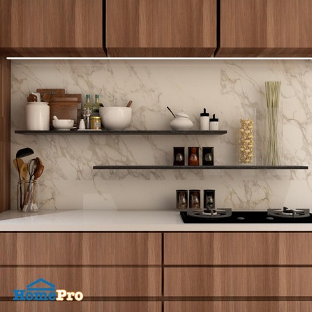 WALL SHELF STACKO 120X24X1.6CM BLACK