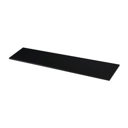 WALL SHELF STACKO 120X24X1.6CM BLACK