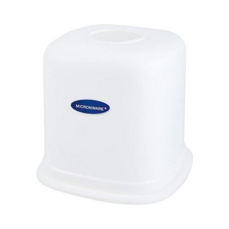 SQUARE TISSUE DISPENSER SUPER LOCK WHITE