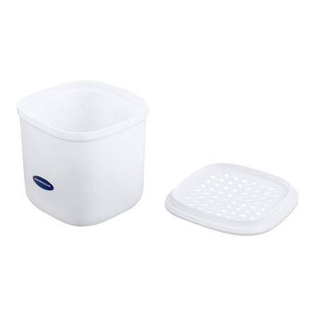 SQUARE TISSUE DISPENSER SUPER LOCK WHITE