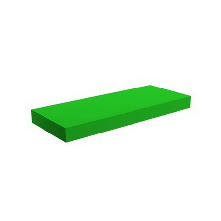 WOODEN SHELF FASTTECH 24X60X5CM GREEN