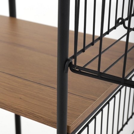 SHELVING UNIT WITH CASTERS FURDINI BENNET VINTAGE