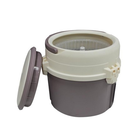 SPIN BUCKET MOP SET ROUND SHAPE ACCO A6 BROWN