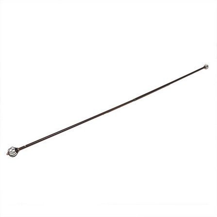 ROD STEEL TWIST ADJ 140-250 BROWN HOME LIVING STYLE