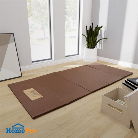 5-FOLD PICNIC MATTRESS HOME LIVING STYLE 80X180CM BROWN