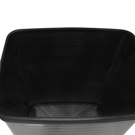 DUST BIN LID WITH HOLE 65L SS/BLACKK(1084027)