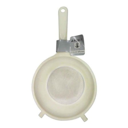 PLASTIC STRAINER 18cm ANCHOR WHITE