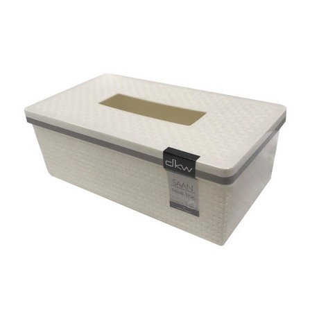 TISSUE DISPENSER BOX DKW SAAN CREAM