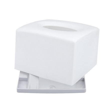 PP TISSUE DISPENSER JCJ WHITE