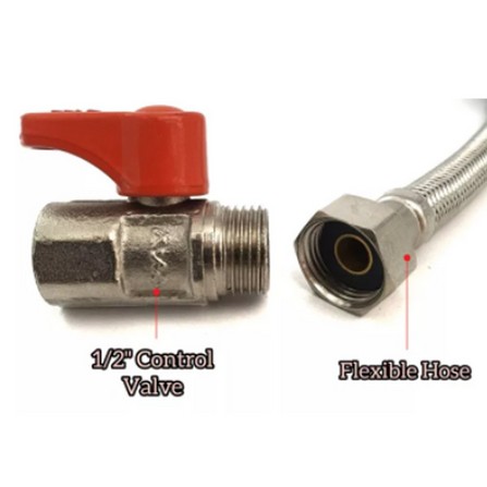 TOILET TANK HOSE 20 INCH BT 190050