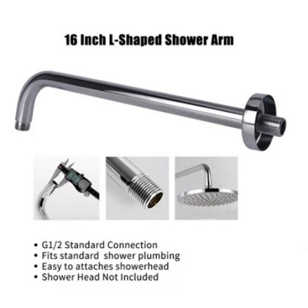 SHOWER ARM RS 16" RS-AL16