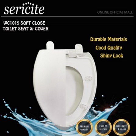 PLASTIC TOILET SEAT S&C(N) WC1015 WH