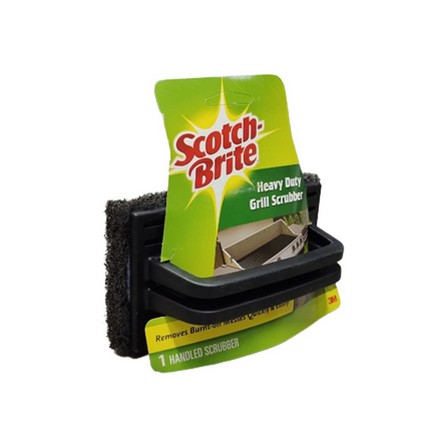 SCOTCH BRITE GRILL&WOK SCRUB PAD WITH HANDLE 7721