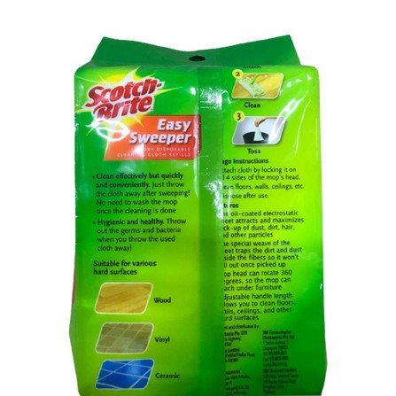 SCOTCH BRITE EASY SWEEPER DRY REFILL 30S