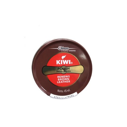 KIWI SHOE POLISH PASTE 45ML BROWN