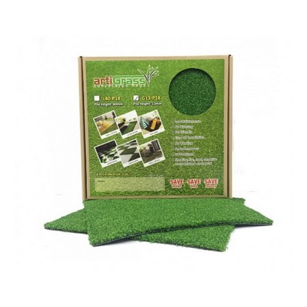 ARTIFICIAL TURF GRASS 18" x 18" LG13-P18