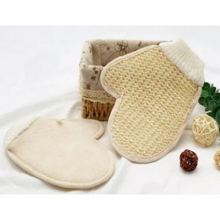 BATH MITT HEMPS SB 162 22CM X 20CM
