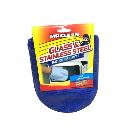 MR CLEAN MICROFIBRE GLASS STAINLESS STEEL MITTABMH004