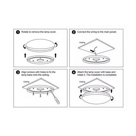 CEILING LAMP 5869/2X21W/3C CIELO WH