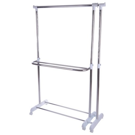 HOMEPRO CLOTH RACK ADJUSTABLE W162XD44XH170 CM SILVER
