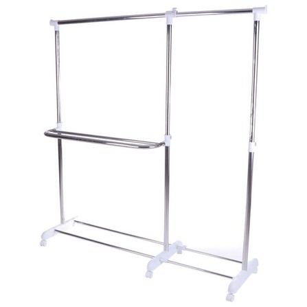 HOMEPRO CLOTH RACK ADJUSTABLE W162XD44XH170 CM SILVER