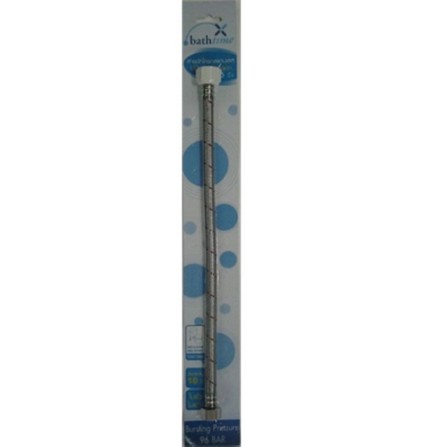 HOMEPRO BATHTIME TOILET TANK HOSE BT196245 16" SILVER