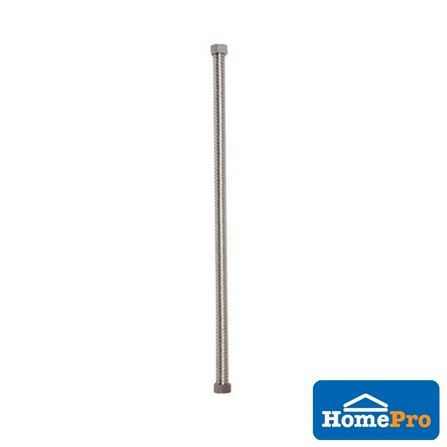 HOMEPRO BATHTIME TOILET TANK HOSE BT196245 16" SILVER