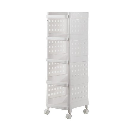 HOMEPRO APISITH SHELF 5 TIER PLASTIC 1075M5 W27XD33XH97 CM WHITE