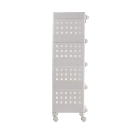 HOMEPRO APISITH SHELF 5 TIER PLASTIC 1075M5 W27XD33XH97 CM WHITE