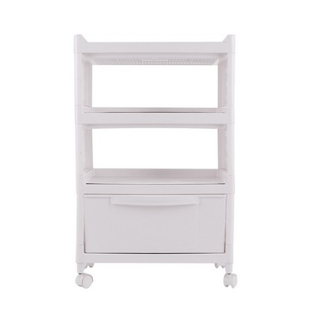 HOMEPRO APISITH SHELF 3 TIER WITH 1 DRAWER PLASTIC W48XD30XH76.5 WHITE