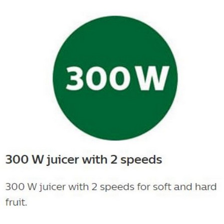PHILIPS JUICER HR1811 300WATT 0.5LITER 2 SPEED