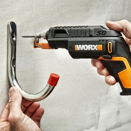 WORX CORDLESS MULTIBIT SCREWDRIVER WITH HOLDER WX255 4V BLACK