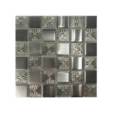 TARA GEO MOSAIC 30X30 SILVER