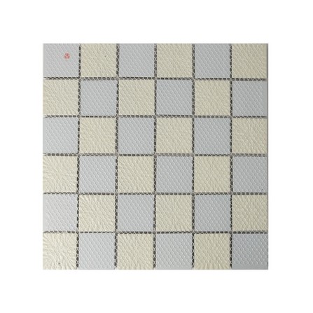 TARA GEO MOSAIC 30X30 SILVER
