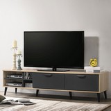 TV CABINET MTV16588 W180XD40XH45 CM BROWNGREY