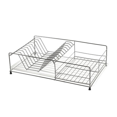 DISH DRAINER HOME LIVING 106P1 STAINLESS STEEL