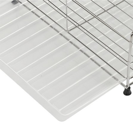 DISH DRAINER HOME LIVING 106P1 STAINLESS STEEL