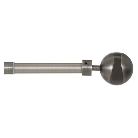HLS CRATER CURTAIN ROD120-210CM NI