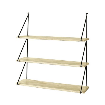 3 TIER WALL SHELVES STACKO IRIS 60X15X65CM