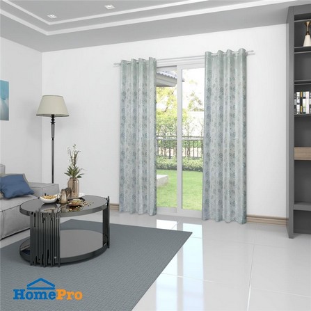HLS CURTAIN EYELET FLY UV 135X220CM GRAY