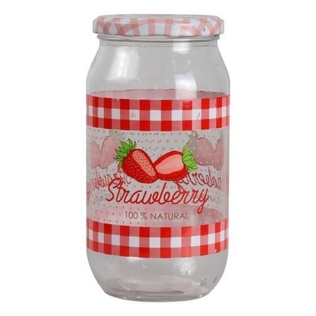 CANISTER GLASS 1L STRAWBERRY   05032022 1053836$imagex1 