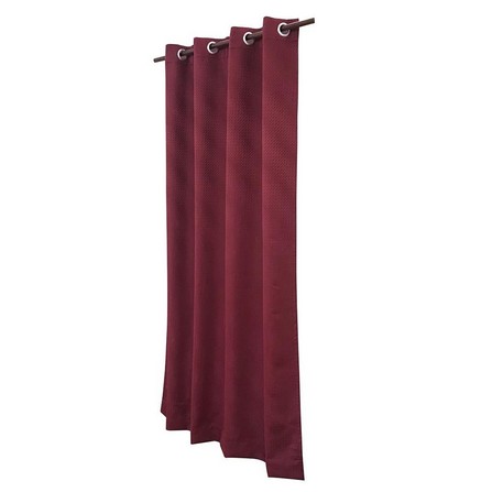 HLS DAZZ UV EYELET CURTAIN 145X220 RED