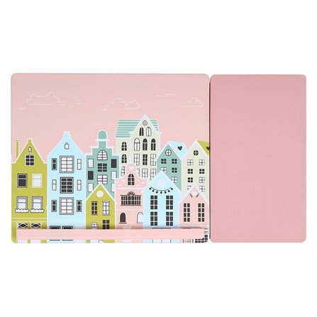 MULTIPURPOSE TABLE FURDINI BLANCHE-TOWN PINK