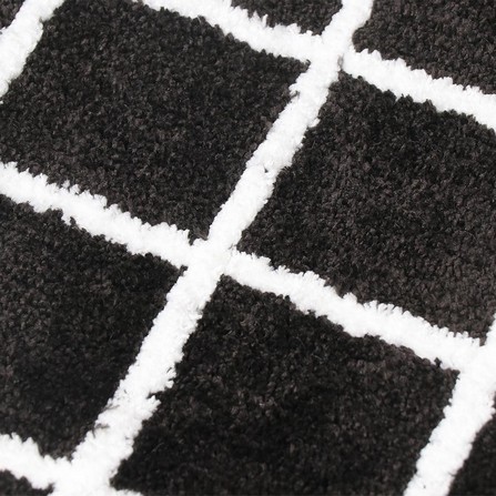 HLS GITTR RUG 45X70 BLACK