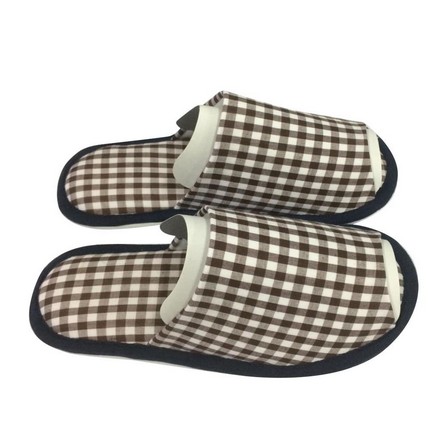 SLIPPERS HOME LIVING STYLE SELFLE DARK BROWN