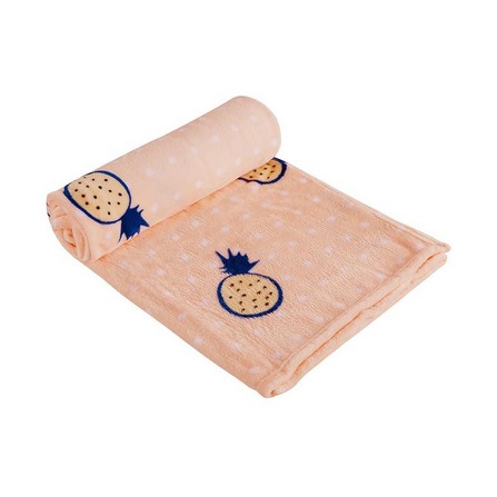 BLANKET HOME LIVING PINEAPPLE SMILE 50X60" OROSE